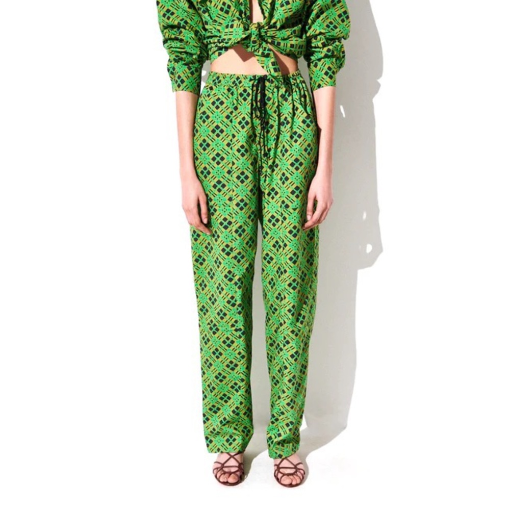 Rachel Comey NX Pant in Green Picnic Plaid